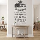 Adesivo De Parede Decorativo Frase Motivacional Não Desista - DEKAL DECOR