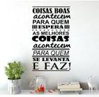 Adesivo De Parede Decorativo Frase SEJA FELIZ ORE - Dekal Impressão