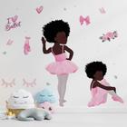 Adesivo De Parede Decorativo Infantil Bailarina Love Ballet