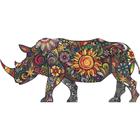 Adesivo de Parede Decorativo Rinoceronte Contemporâneo