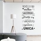 Adesivo de parede Frase Empatia é tudo - Colakoala Adesivos - Adesivo  Decorativo - Magazine Luiza