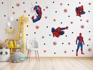 adesivo de parede homem aranha heróis Spider-Man