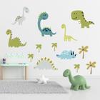 Adesivo de Parede Infantil Dino Jurássico Dinossauro - SHD Soleil Home Decor