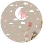 Adesivo De Parede Infantil Lua Estrelas e Nuvens - SHD Soleil Home Decor