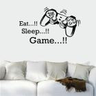 Adesivo De Parede Jogos - Eat Sleep Game - Ra Personalize