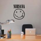 Adesivo de Parede Logo Banda Nirvana Decoração Pub Rock