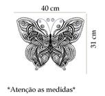 Adesivo De Parede Mandala Borboleta