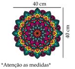 Adesivo De Parede Mandala Colorida Mod03 - Lojinha Da Luc