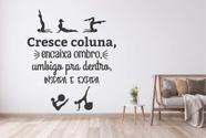 Adesivo De Parede Pilates Yoga Academia Frase Motivacional - senhorita  decor - Adesivo de Parede - Magazine Luiza