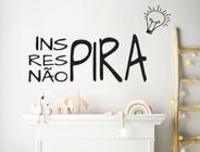 Adesivo de Parede Respira Inspira Decoração Quarto Sala