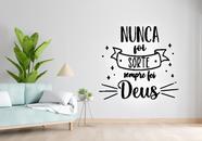 Adesivo de Parede Sempre foi Deus - Lojinha da Luc Adesivos