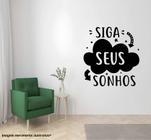 Adesivo de Parede Siga Seus Sonhos - Lojinha da Luc Adesivos