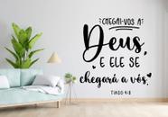 Adesivo de Parede Tiago 4:8 Mod01 - Lojinha da Luc Adesivos