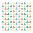 Adesivo De Parede Triângulos Coloridos Geométricos Qualidade - Adesivos Inove