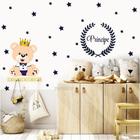 Adesivo de parede urso com estrelas