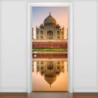 Adesivo De Porta Paisagens - Taj Mahal 215X80Cm