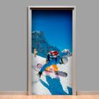 Adesivo De Porta Snowboard 3 215X80Cm