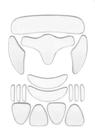 Adesivo De Silicone Reutilizável Anti-Rugas Todo O Rosto