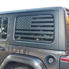 Adesivo de vinil para janela traseira American Flag Jeep Wrangler JL JLU