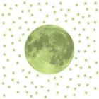Adesivo Decorativo Brilha No Escuro Lua E Estrelas Decoração - Micro Oficina
