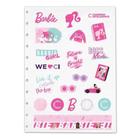 Adesivo Decorativo Caderno Inteligente Grande Barbie Rosa