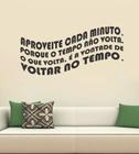 Adesivo Decorativo De Parede Frase Aproveite Cada Minuto