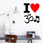 Adesivo Decorativo De Parede Frase I Love...