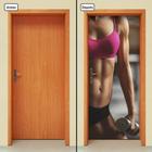 Adesivo Decorativo de Porta - Academia - Fitness - 1154cnpt