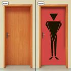 Adesivo Decorativo de Porta - Banheiro Masculino - 2006cnpt