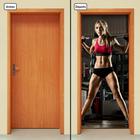 Adesivo Decorativo de Porta - Fitness - 1159cnpt