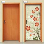 Adesivo Decorativo de Porta - Floral - Flores - 2066cnpt - Allodi