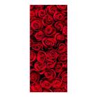 Adesivo Decorativo de Porta - Flores - Rosas Vermelhas - 2184cnpt - Allodi