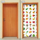 Adesivo Decorativo de Porta - Frutas - Legumes - 472cnpt - Allodi