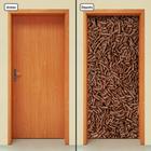 Adesivo Decorativo de Porta - Granulados - Chocolate - 325cnpt