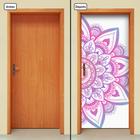 Adesivo Decorativo de Porta - Mandala - 1387cnpt - Allodi