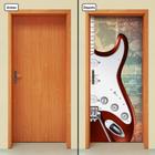 Adesivo Decorativo de Porta - Música - Guitarra - 889cnpt