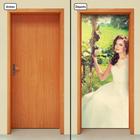 Adesivo Decorativo de Porta - Noiva - 1098cnpt - Allodi