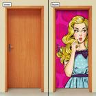 Adesivo Decorativo de Porta - Pin-up - 1215cnpt