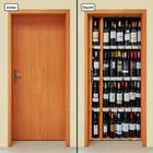 Adesivo Decorativo de Porta - Vinhos - 649cnpt