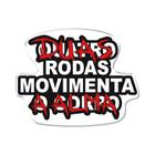 Adesivo Decorativo em relevo fácil aplicação DUAS RODAS MOVIMENTA A ALMA - Cobra Motoparts