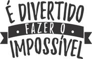 Adesivo Decorativo Parede Frase É Divertido Fer O