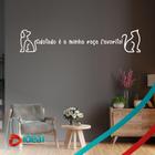 Adesivo Decorativo parede Pet frase adote - IDEAL LOJA