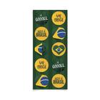 Adesivo Decorativo Redondo - Brasil Copa 2022 - 30 unidades - Cromus