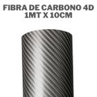 Adesivo Envelopamento Automotivo Fibra de Carbono Grafite 4D