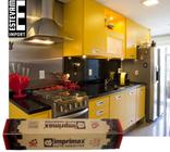 Adesivo Envelopar Armário Cozinha 50cm X 3m - Amarelo