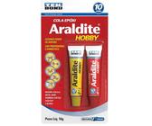 Adesivo Epoxi Araldite Hobby 2 Bisnaga 16G Cura 10Mi Tekbond