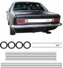 Adesivo Faixa Dupla Chevrolet Chevette 1976 Sl Kit Branco