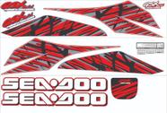 Adesivo Faixa Jet Ski Seadoo Gsx Limited Vermelho E Preto