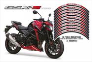 Adesivo Friso Refletivo Gsx-s 750 Vermelho - Resitank