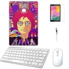 Adesivo Galaxy Tab S8 Plus SM-X806 Beatles /Tecl/Mou/Can/Pel Branco